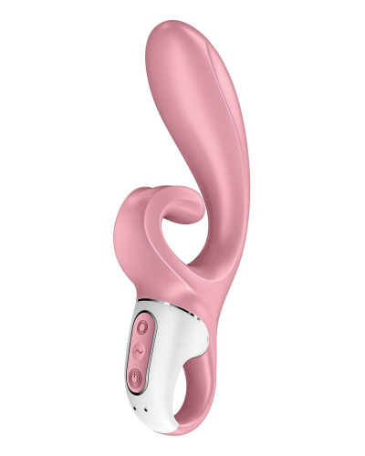 Смарт вібратор-кролик Satisfyer Hug Me Pink (м'ята упаковка!!!) - Фото №3