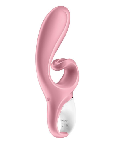 Смарт вібратор-кролик Satisfyer Hug Me Pink (м'ята упаковка!!!) - Фото №4