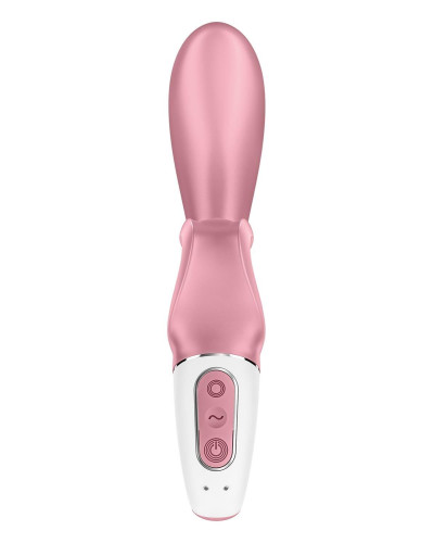 Смарт вібратор-кролик Satisfyer Hug Me Pink (м'ята упаковка!!!) - Фото №5