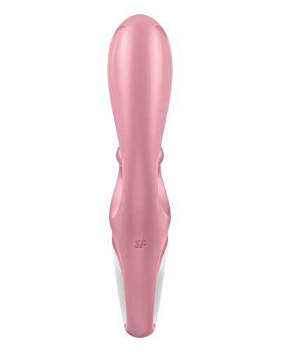 Смарт вібратор-кролик Satisfyer Hug Me Pink (м'ята упаковка!!!) - Фото №6