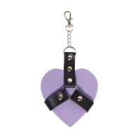 Брелок на карабіні для ключів Art of Chained Heart, Лаванда