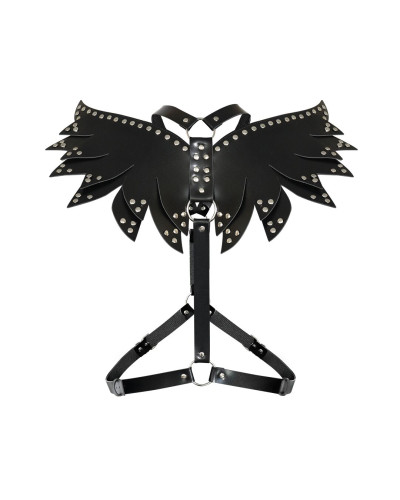 Жіноча портупея Art of Sex - Wings чорна XS-M, екошкіра - Фото №4