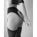 Трусики для страпона з підв’язками для панчіх Strap-On-Me REBEL HARNESS - XS - Фото №10