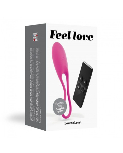 Віброяйце Love To Love Feel Love Pink (м'ята упаковка!!!) - Фото №4