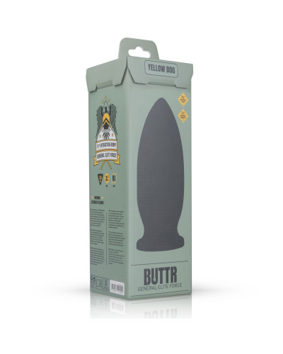Анальна пробка BUTTR - Yellow Dog Butt Plug - Фото №6