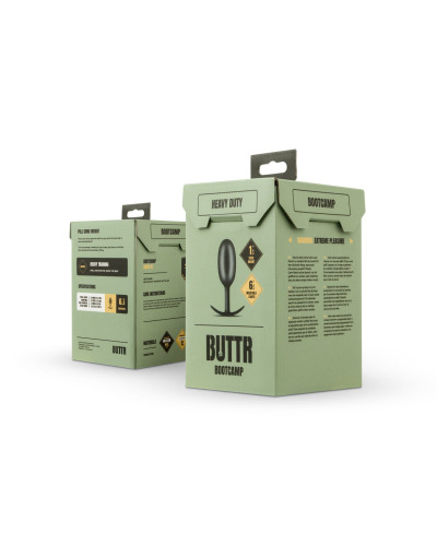 Анальна пробка BUTTR - Heavy Duty Weighted Butt Plug - Фото №6