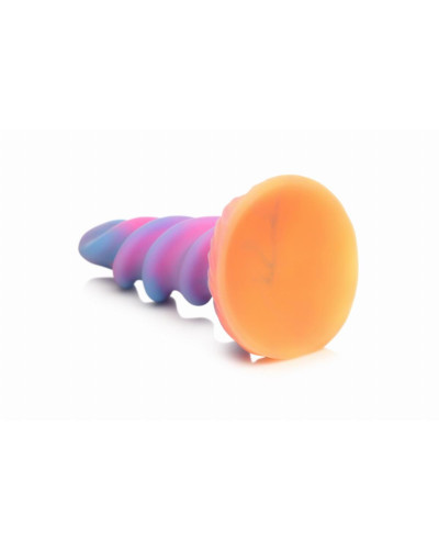 Фентезійний фалоімітатор Creature Cocks Glow-in-the-Dark Unicorn Dildo - Фото №4