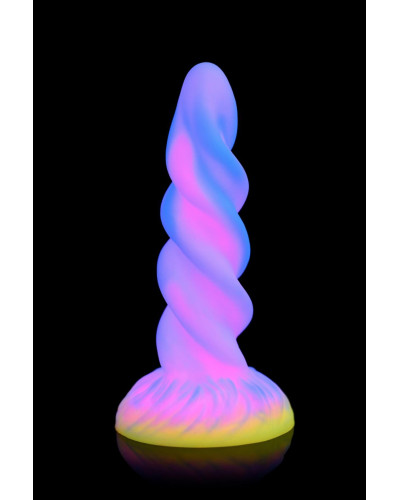 Фентезійний фалоімітатор Creature Cocks Glow-in-the-Dark Unicorn Dildo - Фото №5