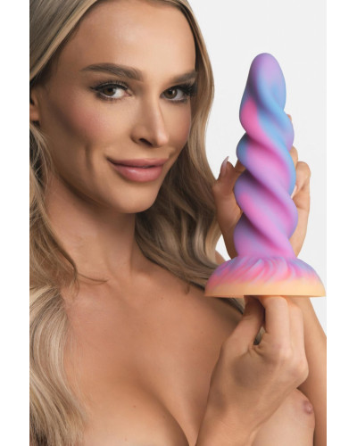 Фентезійний фалоімітатор Creature Cocks Glow-in-the-Dark Unicorn Dildo - Фото №6