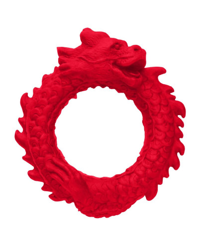 Ерекційне кільце Creature Cocks Rise of the Dragon Silicone Penis Ring - Red - Фото №1