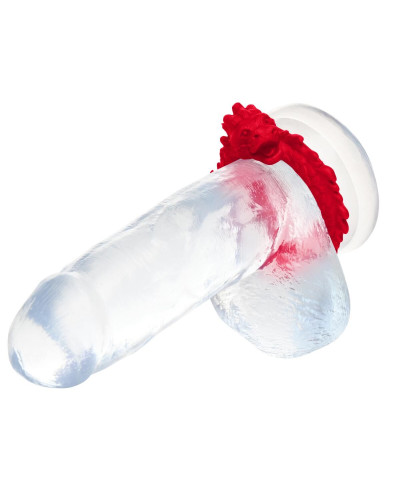Ерекційне кільце Creature Cocks Rise of the Dragon Silicone Penis Ring - Red - Фото №6