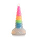 Фентезійний фалоімітатор Creature Cocks Luminescent Rainbow Silicone Dildo - Фото №1