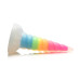 Фентезійний фалоімітатор Creature Cocks Luminescent Rainbow Silicone Dildo - Фото №2