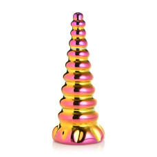 Фэнтезийный фаллоимитатор Creature Cocks Twilight Rainbow Glass Dildo