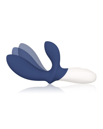 Масажер простати LELO Loki Wave 2 Base Blue, 2 мотори, манливий рух + вібрація - Фото №2