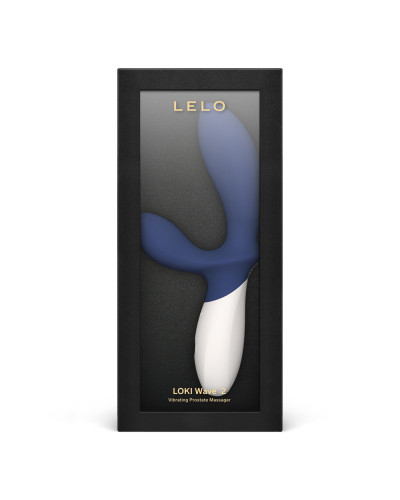 Масажер простати LELO Loki Wave 2 Base Blue, 2 мотори, манливий рух + вібрація - Фото №3
