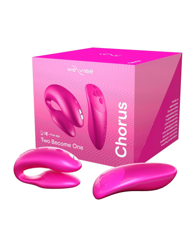 Смарт-вібратор для пар We-Vibe Chorus Cosmic Pink (м'ята упаковка!!!) - Фото №9