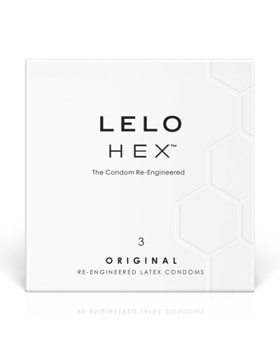 Презервативы LELO HEX Condoms Original 3 Pack (мятая упаковка!!!) - Фото №1