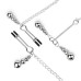 Затискачі для сосків та клітора Bedroom Fantasies: Nipple and Clitoris Clamps - Silver - Фото №4