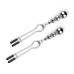 Затискачі для сосків Bedroom Fantasies: Nipple Clamps with Beaded Chain - Silver - Фото №4