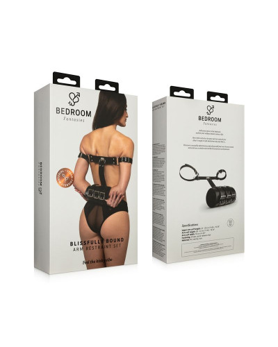 Фиксатор Bedroom Fantasies Blissfully Bound Arm Restraint Set - Black - Фото №6