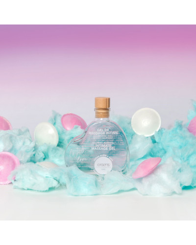 Масажна олія EXSENS With Love Cotton Candy 50мл розігріваюча, без цукру, їстівна - Фото №3