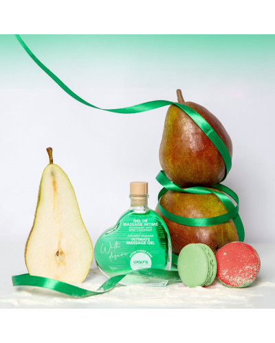 Масажна олія EXSENS With Desire Apple Pear 50мл розігріваюча, без цукру, їстівна - Фото №3