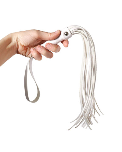 Батіг Flogger Art of Sex, Білий - Фото №3