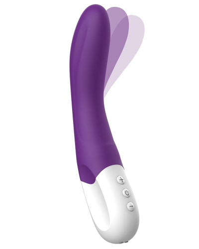 Вібратор точки G Liebe Bend It Rechargeable Purple, 10 режимів, дуже потужний, гнучкий стовбур - Фото №2