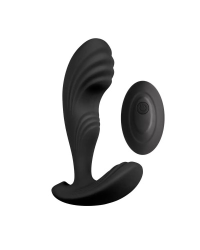 Вібромасажер простати S Pleasures Premium Cozy, чорний, з рельєфною головкою, 10 режимів - Фото №1