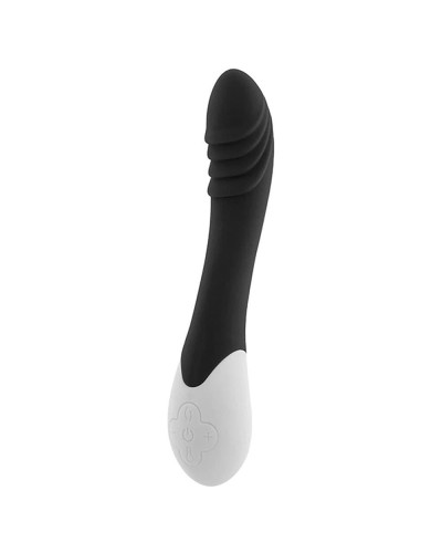 Вібратор S Pleasures Premium Phoenix, для точки G, чорний, водостійкий, 16 видів вібрації, нагрів - Фото №1
