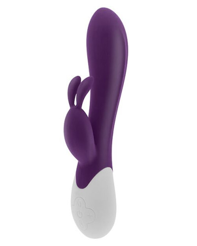 Вібратор-кролик S Pleasures Premium Corabi Rabbit, фіолетовий, вушка для клітора, 16 режимів, нагрів - Фото №1