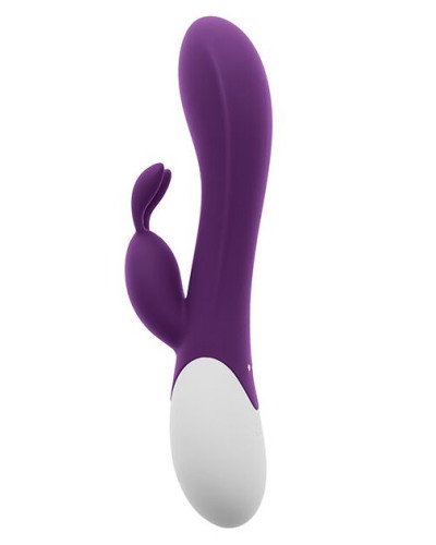Вібратор-кролик S Pleasures Premium Corabi Rabbit, фіолетовий, вушка для клітора, 16 режимів, нагрів - Фото №2