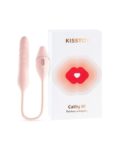 Пульсатор з вакуумним стимулятором KISSTOY Cathy III Pink - Фото №5