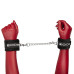 Наручники Punishment - Crystal Detail Handcuffs - Black - Фото №2