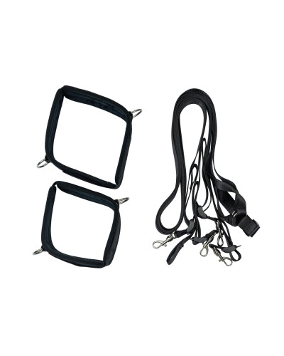 Розтяжка на ліжко Punishment - 5-Piece Bed Restraint Kit - Black - Фото №3
