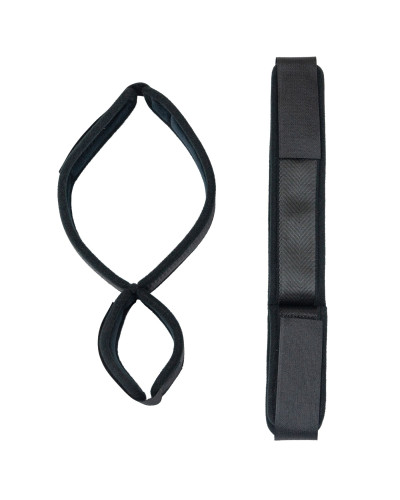 Фіксатори для руки і стегна Punishment - Thigh to Wrist Restraints - Black - Фото №2