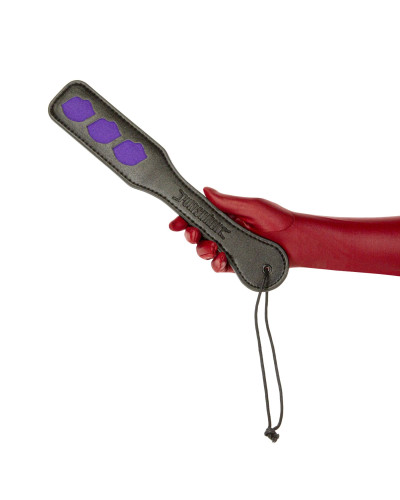 Паддл Punishment - Purple Lips Paddle - Black - Фото №2