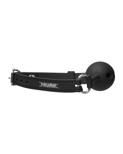 Кляп Punishment - Silicone Ball Gag - Black - Фото №2