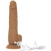 Фалоімітатор з пульсацією Naked ADDICTION Dominic 9″ Caramel, пульт ДК, діаметр 4,2 см - Фото №3
