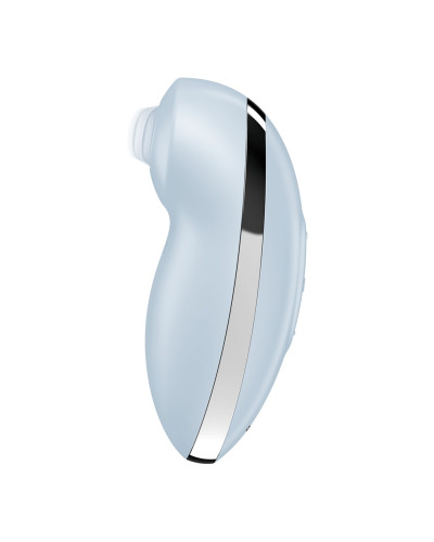 Вібростимулятор-пульсатор Satisfyer Tap & Climax 2 Blue - Фото №2