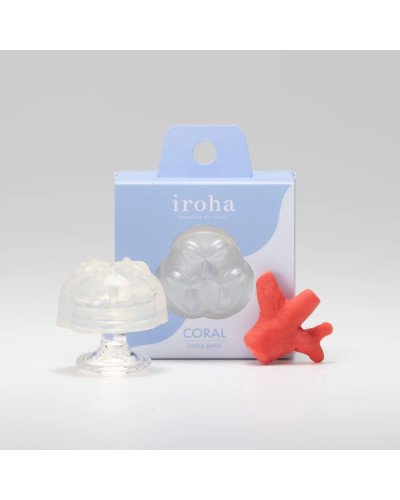 Стимулятор для эрогенных зон IROHA Petit – Coral, можно охлаждать и нагревать - Фото №5