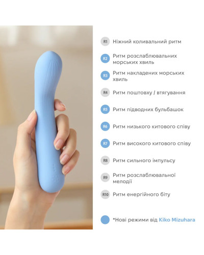 Звуковий вібратор IROHA MAI Ruri, перетворення звуку на вібрацію - Фото №3
