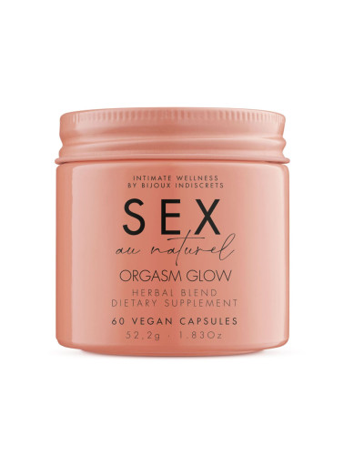 Натуральная пищевая добавка для повышения либидо Bijoux Indiscrets Sex au Naturel — Orgasm Glow (грязная упаковка!!!) - Фото №1