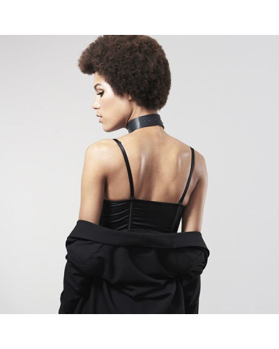 Чокер Bijoux Indiscrets MAZE - Wide Chocker Black (вскрыта упаковка!!!) - Фото №10