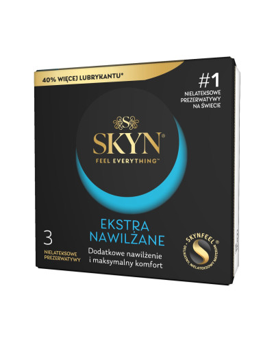 Презервативы SKYN Ekstra Nawilżanel 3 шт - Фото №1