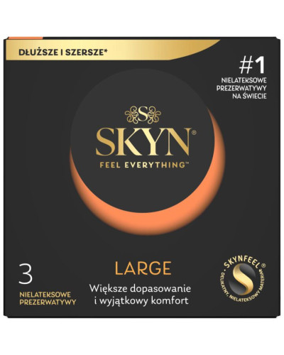 Презервативи SKYN Large 3 шт - Фото №1
