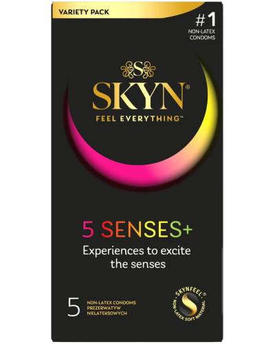 Набор презервативов SKYN 5 Senses 5 шт - Фото №1