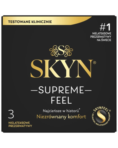 Презервативы SKYN Supreme Feel 3 шт - Фото №1