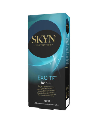 Стимулирующий гель для пениса SKYN Excite for him 15 мл - Фото №1